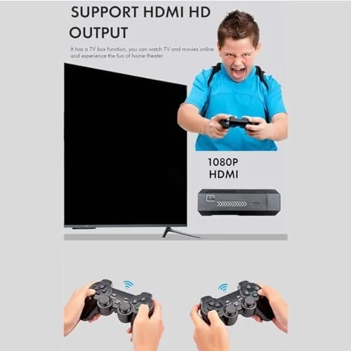 The X2 Plus 4K Retro Game Stick, HD Home Video Game in real use