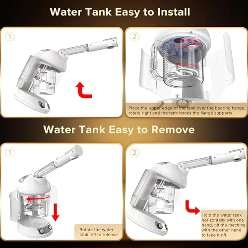 The Easy to Clean Facial Steamer, Portable Nano Ionic Face Steamer compared in context