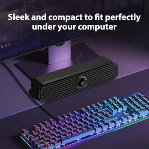 The 1Mii 3.5mm Computer Speakers for Desktop Laptop Tablet with Volume compared in context