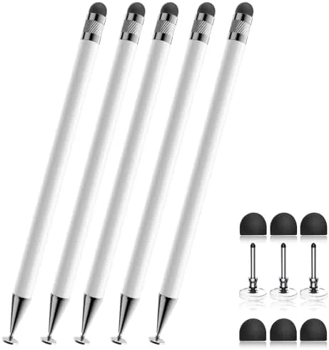 Bopomofo Stylus(5 Pcs),2-in-1 Stylus Pen for Touchscreen,Stylus Pen | Metal Barrel,Suitable for Apple(iPhone/ipad)/Nintendo Switch/Samsung/Google/Microsoft/Android Review: Tested and Rated