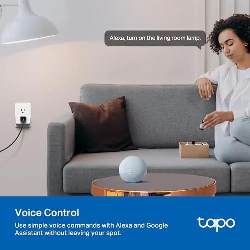 The Tapo app dashboard showing monthly energy usage totals