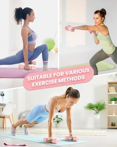 The Adjustable Dumbbells Set, 4 in 1 Hand Weights Set for compared in context