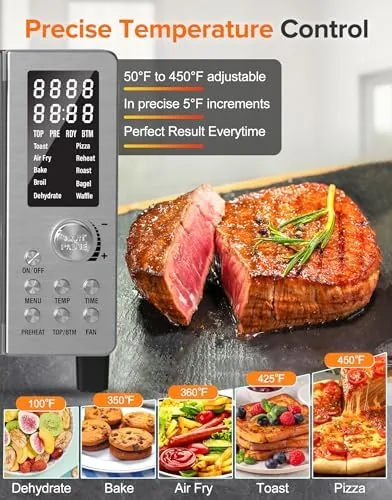 The Nuwave Bravo Pro Smart Air Fryer Toaster Oven Countertop Combo in real use
