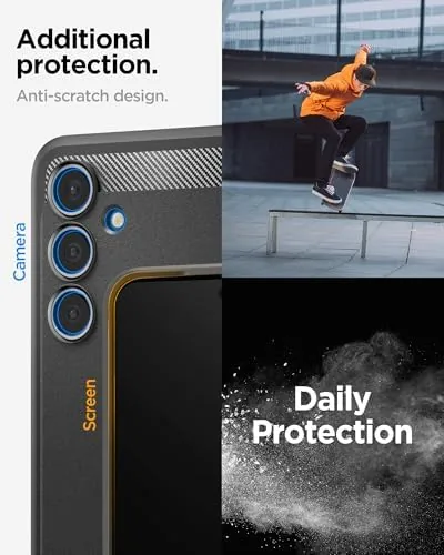 The Rugged Armor case compared with a much thicker rugged case