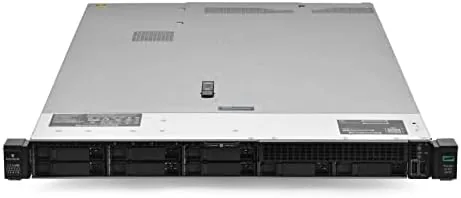 Interior view of the DL360 Gen10 showing the processor heatsink and DIMM slots