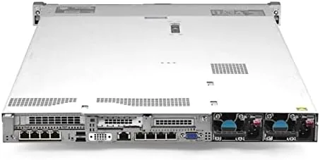 The Proxmox interface showing multiple virtual machines running on the DL360 Gen10