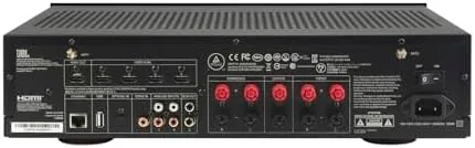 Another view of the JBL MA510 5.2 Channel (75 Watt x 5) 8K AV Receiver (Black)