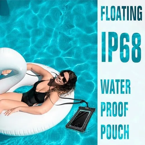 Close look at the NEPHI IP68 Waterproof Phone Pouch 2 Pack-Up to 7.0"，Adjustable Neck build quality