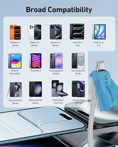 CarPlay navigation running on a car screen with the cable connected