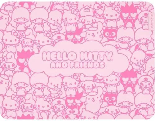 Razer Gigantus V2 Hello Kitty mouse pad laid flat on a desk