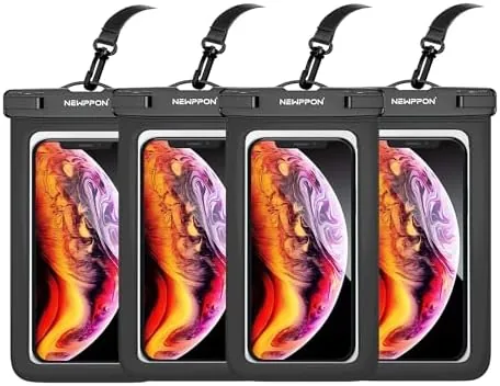 Waterproof Cell Phone Pouch : 4 Pack Float Clear Cell Holder Protector with Lanyard Review: Tested and Rated