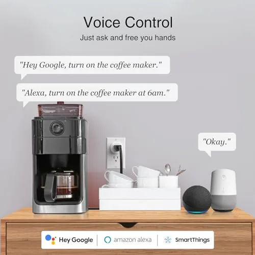GHome app showing remote control for a connected appliance