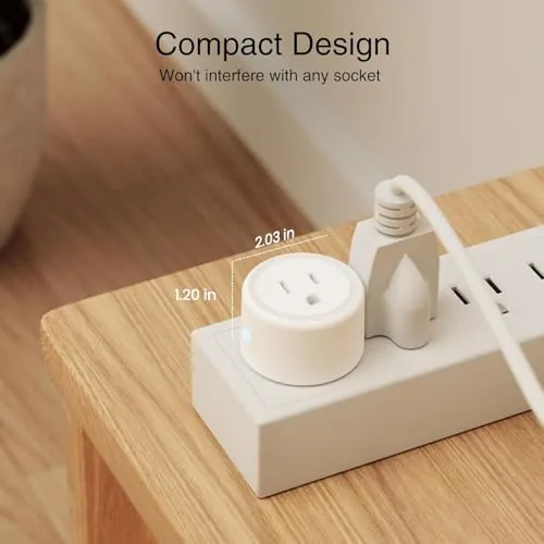 GHome app schedule screen for a white smart plug