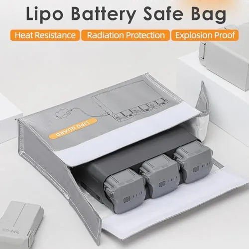 Close look at the CAPART Lipo Battery Safe Bag Fireproof for RC Car and build quality