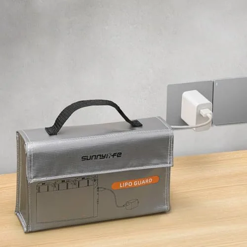 Another view of the CAPART Lipo Battery Safe Bag Fireproof for RC Car and