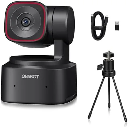 Overview of the OBSBOT Tiny 2 Lite 4K PTZ Webcam AI-Tracking, W Mini