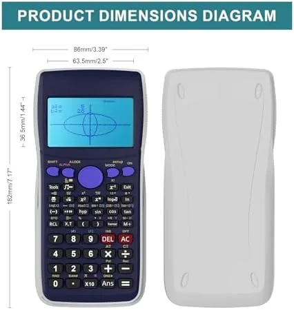 Close look at the Scientific Calculators with Graphing Functions, IPepul 10 Modes Math Calculator build quality