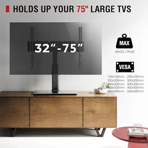 The Swivel stand next to a fixed table top stand and a wall mount bracket