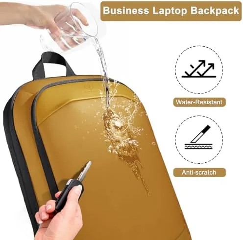 Another view of the hk Business Backpack for Men,Slim & Expandable Backpack for 17