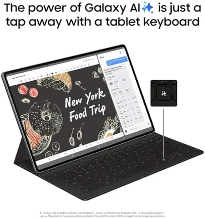 Detail shot of the Samsung Galaxy Tab S10+ Plus 12.4" 256GB Android Tablet, Galaxy features
