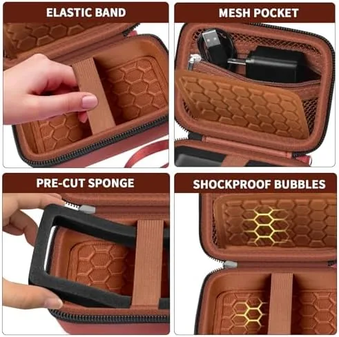 The Comecase Digital Camera Case for Kodak PIXPRO FZ45 FZ55, Brown in real use