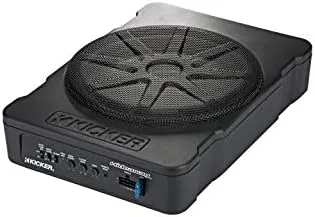 KICKER 51HS10 Hideaway Compact Powered Subwoofer, 10-Inch | Built-in amp design, fits tight spaces Review: Tested and Rated