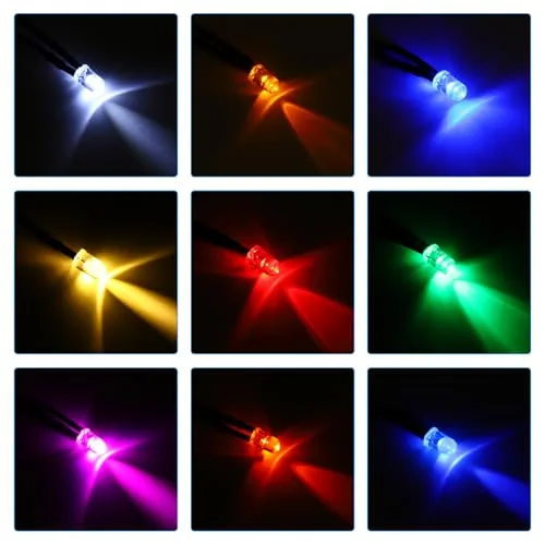 The PATIKIL 5mm LED Diode Light, 12 Pcs 3V DC Pre in real use