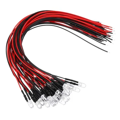 The PATIKIL 5mm LED Diode Light, 12 Pcs 3V DC Pre compared in context