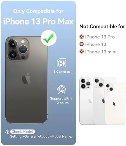 Close look at the AOTESIER Magnetic for iPhone 13 Pro Max Case, [Compatible with build quality