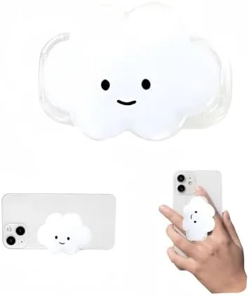 Phone Grip Cute 2D Cloud Shape Collapsible Expandable, Smartphone Tablet Cell Phone Grip Stand Review: Tested and Rated