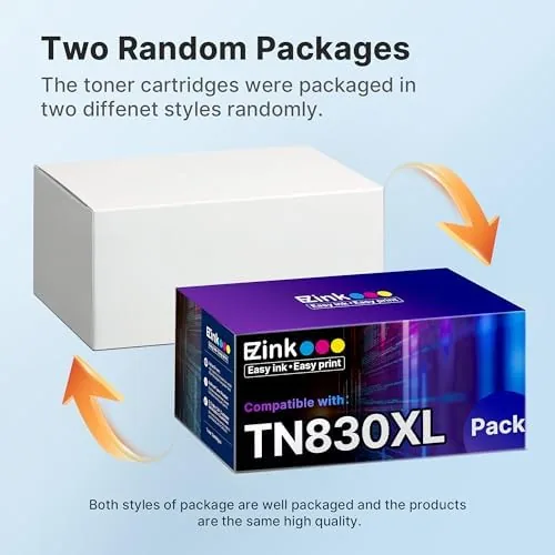 The E-Z Ink Compatible TN830XL Toner Cartridge Replacement for Brother TN830XL compared in context