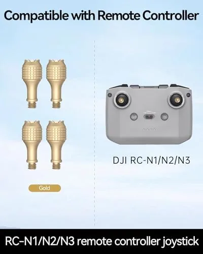 The LKTOP 2 Pairs Remote Controller Joystick Stick for DJI RC-N3/N2/N1 in real use