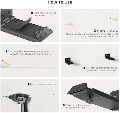Testing the Soundbar Wall Mount Bracket for Samsung, LG, Sony, JBL, Vizio over two weeks