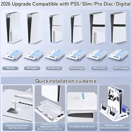 The heclynis stand next to a plain riser and a separate controller charging dock