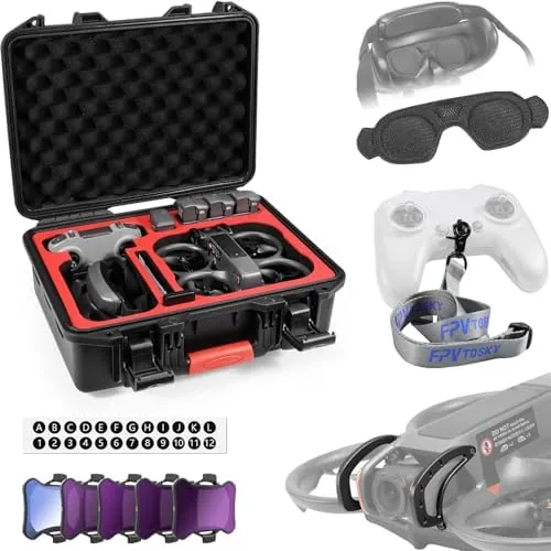 FPVtosky 6-IN-1 Avata 2 Accessories Kit, Avata 2 Hard Case, Gimbal Bumper, 5pack ND Review: Tested and Rated