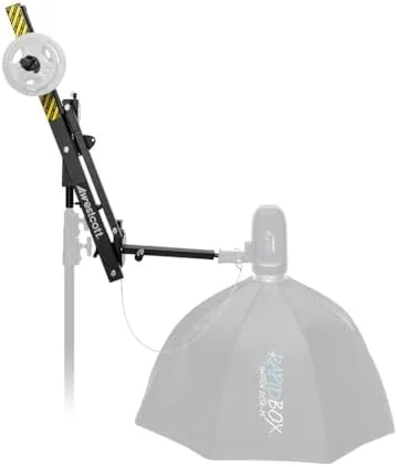 Another view of the Westcott Easy Boom Arm for Consistent Light Positioning (Black) |
