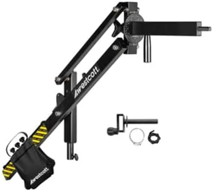 The Westcott Easy Boom Arm for Consistent Light Positioning (Black) | compared in context