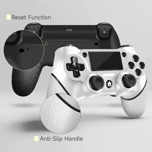 Controller being held during a gaming session showing the grip