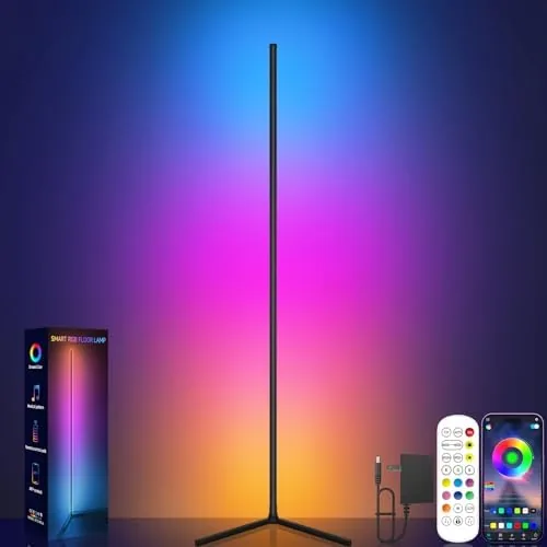 Tyute Corner Floor Lamp Review: RGB Ambience with Music Sync