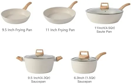 Close up of the non stick coating inside a frying pan