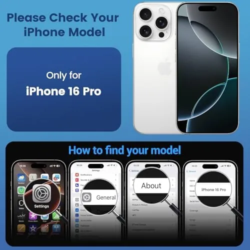 Close look at the for iPhone 16 Pro Case with Screen Protector Clear | build quality
