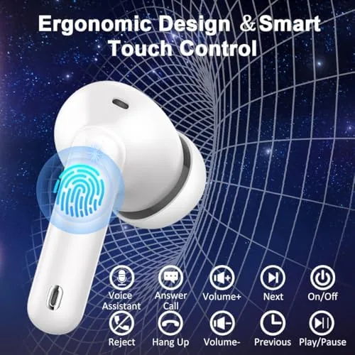 The Wireless Earbuds, Bluetooth 5.4 Headphones, Bluetooth In Ear Buds Earphones compared in context