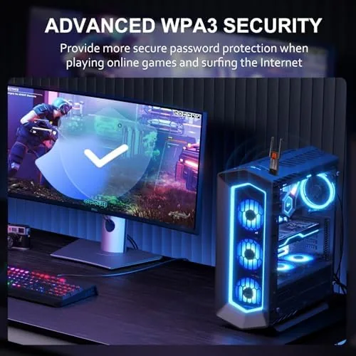 The Panda Wireless PAU0F AXE3000 Tri Band (2.4/5 / 6 GHz) in real use