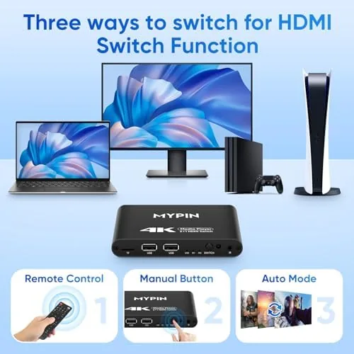 Close look at the 4K@30 Media Player with 2 in 1 HDMI Out Switch build quality