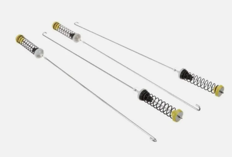 Close look at the W10780045 Genuine Washer Suspension Rod Spring Kit, 25-1/2 in，Replacement for Whirlpool OEM build quality