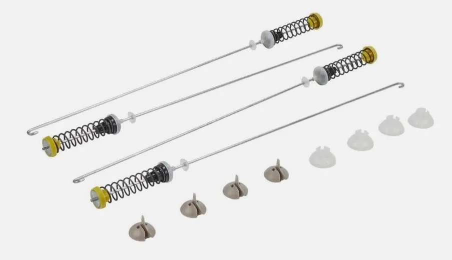 The W10780045 Genuine Washer Suspension Rod Spring Kit, 25-1/2 in，Replacement for Whirlpool OEM in real use