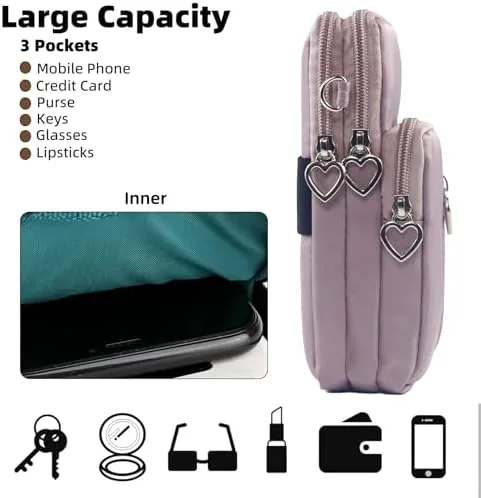 The Small Crossbody Bag for Women - Mini Phone Purses with in real use