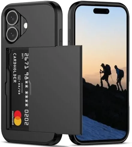 Nvollnoe for iPhone 16 Case with Card Holder Black | Heavy Duty Protective Dual Review: Tested and Rated