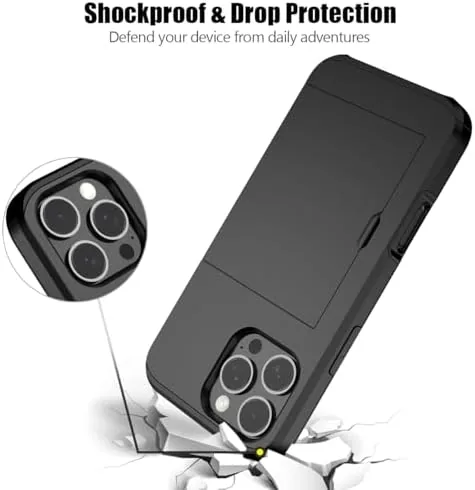 Another view of the Nvollnoe for iPhone 16 Pro Max Case with Card Holder