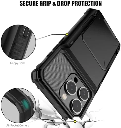 Another view of the Nvollnoe for iPhone 16 Pro Case with Card Holder[Store 5